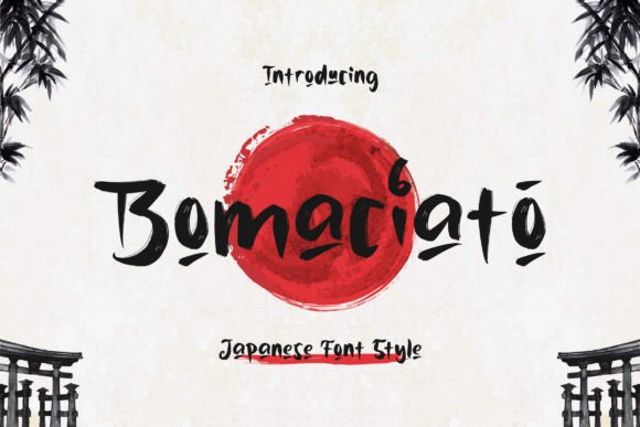 Bomaciato: A Modern Brush Display Font for Impactful Digital Marketing
