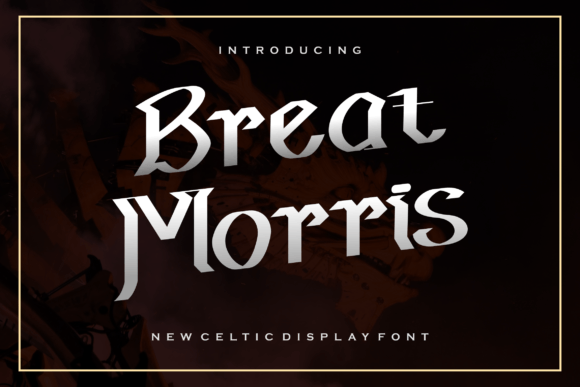 Breatmorris: A Medieval-Inspired Display Font for Crafters and Makers