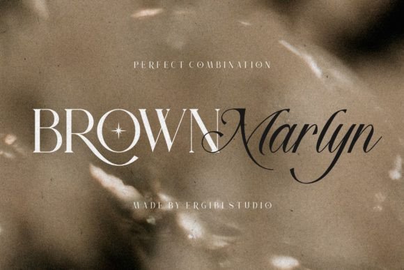 Brown Marlyn Duo: A Stylish Font for Professional Branding