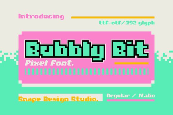 Bubbly Bit: A Retro Pixel Font That Brings Playful Energy to Brand Design