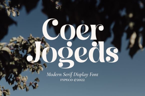 Coer Jogeds: A Versatile Serif Font for Handmade Labels, Invitations, and More