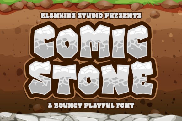 Comic Stone: A Playful Display Font for Editorial Creatives