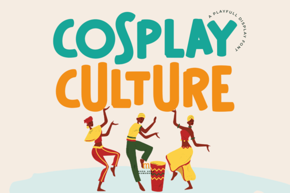 Cosplay Culture: A Playful Display Font That Elevates Campaign Visuals