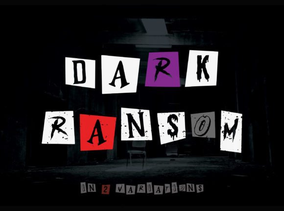 Dark Ransom: A Bold Display Font for Spooky Campaigns and Eye-Catching Visuals