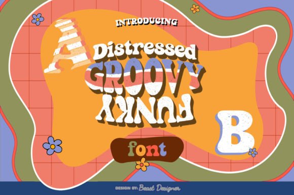 Distressed Groovy Funky Font: A Maker’s Best Friend for Handmade Charm