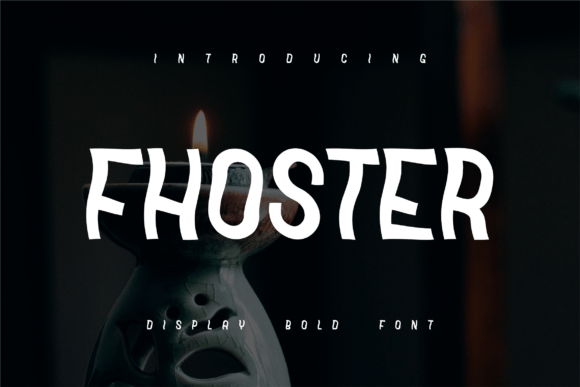 Fhoster: A Wavy Display Font That Brings Fluidity to Editorial Design