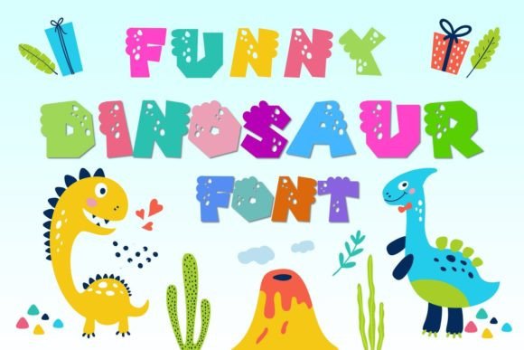 Funny Dinosaur Font: Adding Adventure to Brand Design