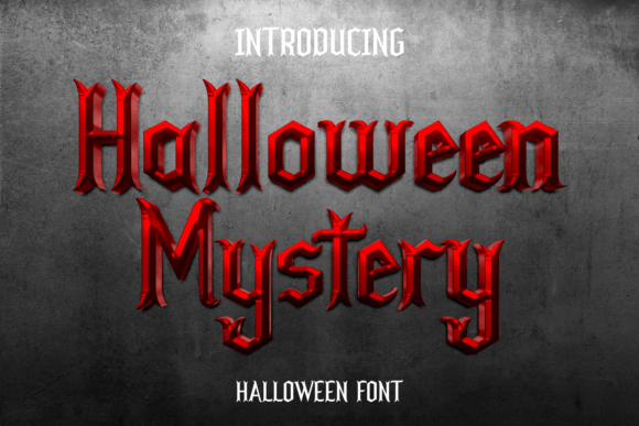 Halloween Mystery: A Display Font for Spooky Editorial Charm