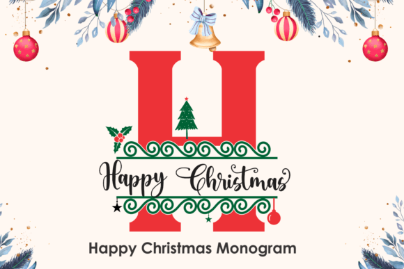 Happy Christmas Monogram: A Festive Font for Scroll-Stopping Holiday Campaigns