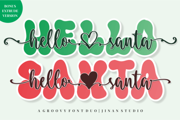 Hello Santa Duo: A Stylish Font for Modern Editorial Design