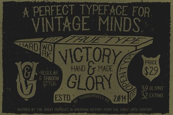 How Victory and Glory Font Gave My Small Business a Polished, Vintage Look