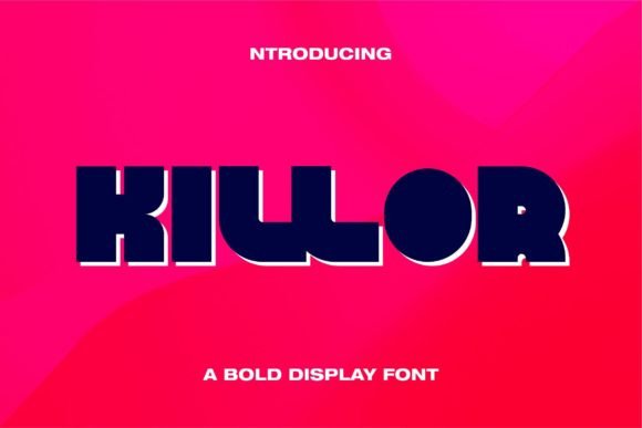 Killor: A Bold Display Font for Modern Editorial Design