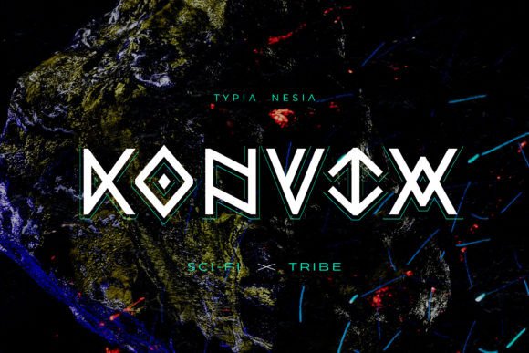 Konvix: A Futuristic Display Font for Modern Editorial Design