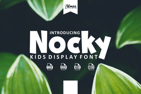 Nocky Font: Playful Display Typography for Digital Design