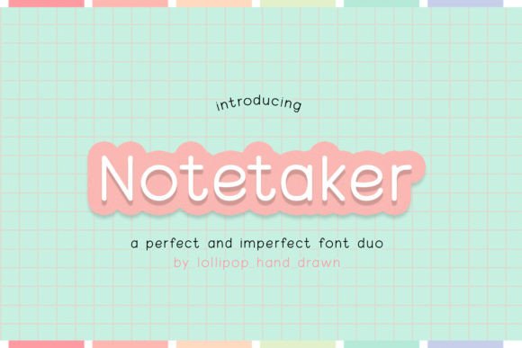Notetaker: A Whimsical Display Font That Elevates Campaign Visuals