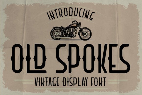 Old Spokes: A Vintage-Style Display Font That Elevates Brand Identity