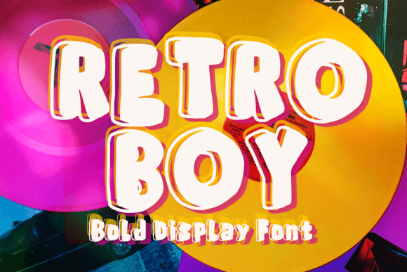 Retro Boy: A Bold Display Font for Campaigns