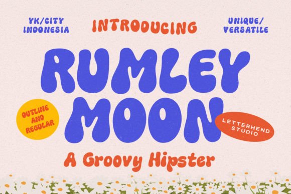 Rumley Moon: A Retro Display Font for Your Brand
