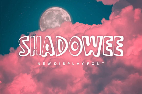 Shadowee: A Versatile Display Font for Modern Editorial Design