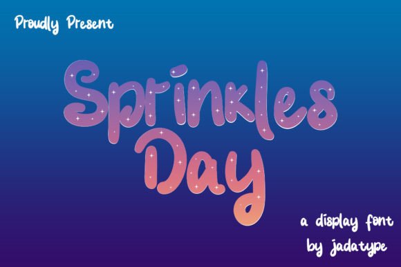 Sprinkles Day: A Playful Display Font for Crafters