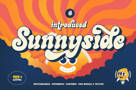 Sunnyside: A Retro Script Font That Brings Vintage Charm to Modern Branding