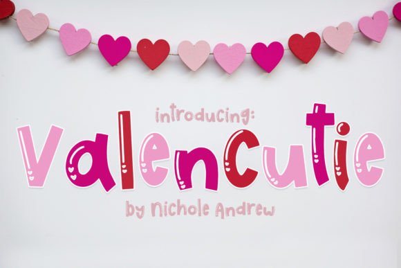 Valencutie: A Charming Display Font for Branding
