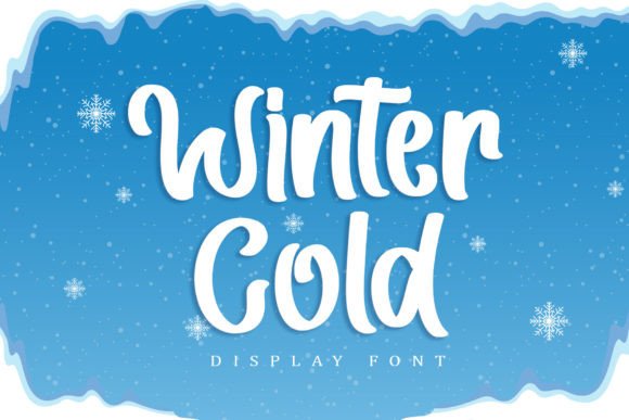 Winter Cold: A Cozy Display Font for Thoughtful Editorial Design